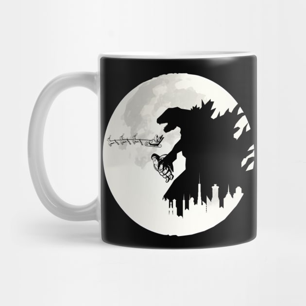 Godzilla vs Santa Claus by MCAL Tees